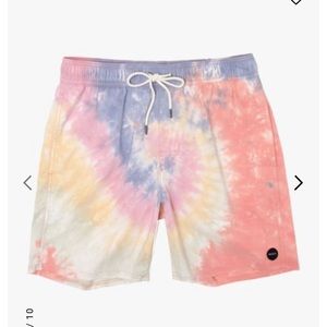 Rvca paradiso waistband boardshort (tye dye)